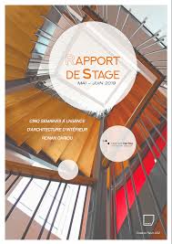 Agence d architecture d intérieur. Rapport De Stage En Architecture D Interieur 2019 On Behance