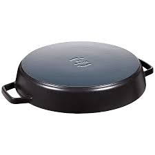 Big savings on kitchen & dining products. Staub Cast Iron 13 5 Inch Paella Pan Black Matte Visual Imperfections Official Zwilling Shop