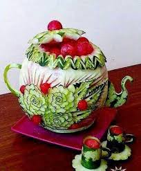 Coolio Food Art Fruit Carving Food Sculpture