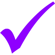 Violet check mark 3 icon - Free violet check mark icons