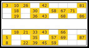 Bingo Card Generator Excel Bingo Housie Ticket Generator In Excel Bingo Tickets Ticket Generator Bingo Card Template