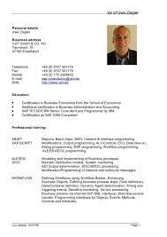 German Cv Template Doc Sample Resume Doc Thumbnail Bochpa