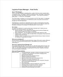 Home » resources » job description templates » program manager job description sample template. Free 10 Logistics Manager Job Description Samples In Ms Word Pdf