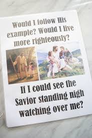 Flip Chart If The Savior Stood Beside Me