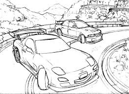 Maybe you would like to learn more about one of these? Drifting Cars Up On The Hill Coloring Pages Kids Play Color Cool Car Drawings Drifting Cars Cars Coloring Pages