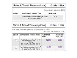 how to get shipping cost estimates fedex united kingdom