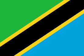 National flag consisting of triangles of green and blue separated by a black diagonal stripe with yellow fimbriations (narrow borders). Fajl Flag Of Tanzania Svg Vikipediya