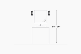 The standard height bathroom vanity is 32 inches. The How To Lighting Guide Lightology