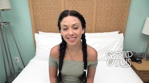 This very cute cute exotic-looking teen with pigtails sucks cock - XNXX.COM