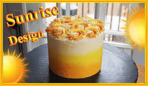 Cake Design Deco Sunrise Lever De Soleil Carl Is Cooking Youtube Cake Design Fancy Desserts Creme Au Beurre
