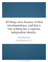 INTERDEPENDENCE Quotes Like Success via Relatably.com