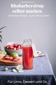 Rhabarber Rum Cocktail Rezept Rhabarber Rhabarbersirup Selber Machen Rhabarbersirup Rezept