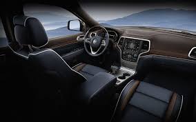 Jeep Grand Cherokee Overland Offers A Stunning Display Of Distinction Interior Shown In Jeep Grand Cherokee Grand Cherokee Overland 2017 Jeep Grand Cherokee