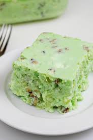 A buttery pretzel crust topped with a cream cheese and jello layer. Grandma S Lime Green Jello Salad Recipe With Cottage Cheese Pineapple Home Cooking Memories