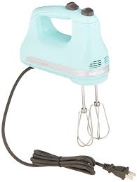 A kitchen basic for mixing batter, frosting and more, this icy blue overview. Kitchenaid Khm512ic 5 Speed Ultra Power Hand Mixer Ice Blue Hand Mixers Small Appliances