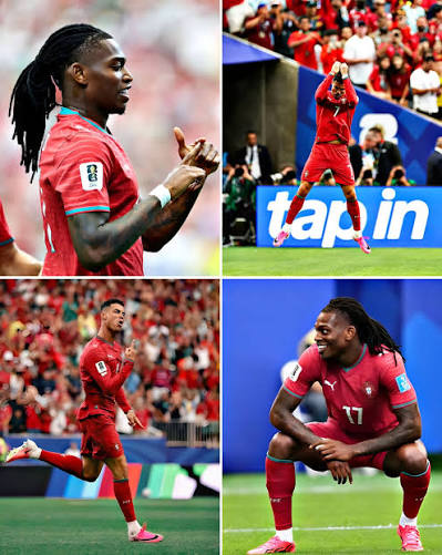 Rafael Leao: "Hoy Cristiano Ronaldo demostró porque es el mejor del mundo".