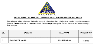 Stesen terdekat untuk ke lembaga hasil dalam negeri malaysia adalah: Jawatan Kosong Terkini Lembaga Hasil Dalam Negeri Malaysia Lhdnm Kerja Kosong Kerajaan Swasta