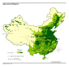 China ist offiziell als volksrepublik china bekannt und liegt in ostasien. Landkarte China Karte Landwirtschaft Weltkarte Com Karten Und Stadtplane Der Welt