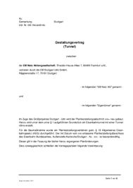 Baugrundstücke & bauplätze ➜ eine große auswahl an grundstücken finden sie bei immobilienscout24 die folgenden tipps helfen bei der suche und zeigen mögliche fallstricke auf. Muster Gestattungsvertrag Tunnel Db Netz Und Eigentumer