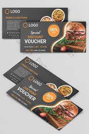 Scan card with barcode with your tablet's camera or. Black Background Restaurant Coupon Card Template Design Ai Free Download Pikbest