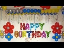 Balloon Decoration At Home For Kids Birthday Party Home Decoration Youtube In 2020 Birthday Balloon Decorations Balloon Decorations Kids Birthday Party