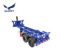 20FT Skeletal Container Tipper Trailer 40FT Tipping Container Semi Trailer  for Sale