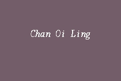 Razlan hadri zulkifli, partner, gan ho & razlan hadri. Chan Oi Ling Lawyer In Jalan Solaris