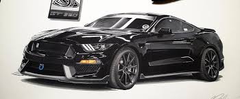Ford Mustang Shelby Gt350 Pencil Drawing Actually Looks Better Than The Original Autoevolution