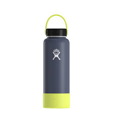 My Hydro By Hydro Flask 40oz Flex Cap Strap Citron Cap Black Bottle Cobalt Boot Citron Hydroflask Custom Hydro Flask Flask