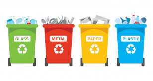Recycle Bins For Plastic Metal Paper And Glass Recycling Bins Recycling Recycle Plastic Bottles