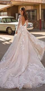 21 Illusion Long Sleeve Wedding Dresses You Ll Like Wedding Dresses Guide Milla Nova Wedding Dresses Wedding Dress Long Sleeve Wedding Dresses