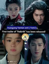 The upcoming costume drama, #Rebirth released its first trailer. It's  exciting! Hope Tencent will release this soon (but looks like the crew  still filming). Main Leads: #HuangyangTianTian as Chu Qiao #LiYunrui as