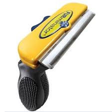 Pet Deshedding Brush Tool With Images Furminator Dogs Dog Grooming Tools Furminator