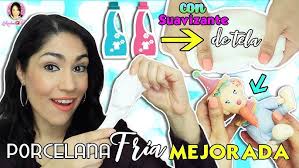Porcelana Fría "RECETA MEJORADA" con "SUAVIZANTE DE TELA" por DIY con  Marlene Campos
