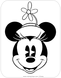 These pages will give satisfy your child's passion for arts and crafts. Classic Minnie Mouse Coloring Pages 2 Disneyclips Com