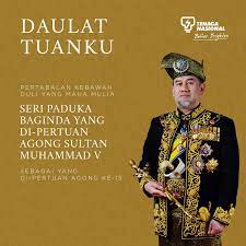 Pada isnin, 24 april 2017 bersamaan 27 rejab 1438h, telah berlangsungnya majlis pertabalan sultan muhammad ke v sebagai yang dipertuan agong malaysia ke 15 di istana negara, kuala lumpur. Tenaga Nasional On Twitter Merafak Sembah Dan Setinggi Tinggi Ucapan Tahniah Atas Pertabalan Sultan Kelantan Sultan Muhammad V Sebagai Yang Di Pertuan Agong Ke 15 Https T Co 150bjsheq0