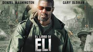 Un libro sagrado que puede ser la llave para salvar el mundo y que debe proteger a toda costa de los hombres que parecen perseguirle. El Libro De Eli Netflix