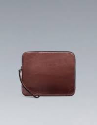 Leather Document Case Bags Man Zara