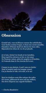 Baudelaire Obsession Poeme Francais Citation Nature Poesie Francaise