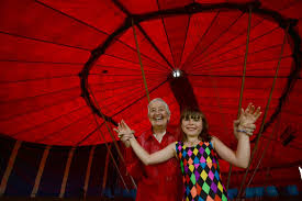 No generation gap when it comes to circus tricks