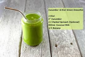 Green Kiwi Cucumber Smoothie Recipe Cucumber Smoothie Kiwi Smoothie Recipes Kiwi And Banana