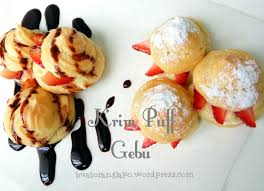 Resepi cream puff (choux paste) oleh:nur amirah cc : Krim Puff Gebu Buat Orang Lapo