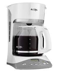 These coffee makers have nice design and helpful features that bring you a better brewing experience. Mr Coffee 12 Cup Programmable Coffee Maker White Office Depot