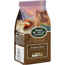 • light roast, caffeinated coffee • artificially flavored • certified orthodox union kosher the classic southern flavor with the savory, buttery taste of nutty pecans is lightly roasted to perfection. Green Mountain Coffee Flavored Ground Regular Light Roast Southern Pecan Casey S Foods