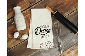 Kitchen Towel Mockup Flour Sack Towels Mockup Tea Towel 144923 Mockups Design Bundles Free Psd Mockups Templates Mockup Free Psd Mockup