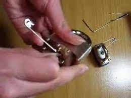 How to pick a lock with a bobby pin: Lock Picking With Safety Pins Youtube