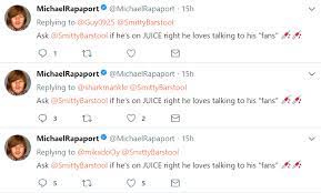 According to the hollywood reporter, michael's deal with barstool sports entitled him to $200,000 for video rants posted online and $400,000 for a podcast. Barstool Fires Michael Rapaport After Twitter Meltdown