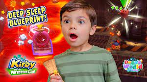 WE FOUND THE DEEP SLEEP BLUEPRINT!!! Let's play Kirby and the Forgotten  Land with Dean and Daddy! - YouTube