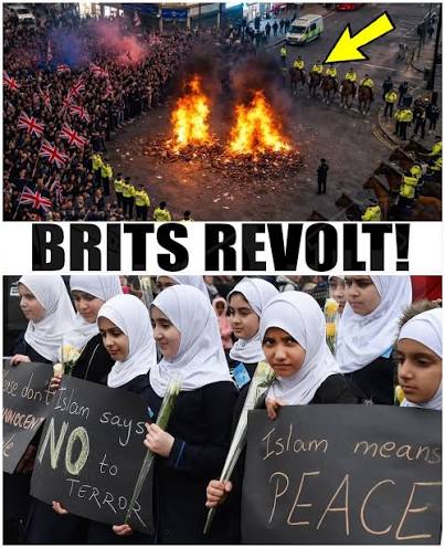 Muslims Thought The UK Will Bow Down To Islam.. British THREW Them Out!  Muslims pushing radical Islam into British streets thought the UK  government would fold — bow down, go quiet, let