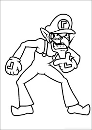 Download and print free coloring pages! Waluigi Is A Lanky Rival Of Luigi And Partner Of Wario From Super Mario Bros Coloring Pages Super Mario Bros Coloring Pages Coloring Pages For Kids And Adults